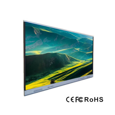 55" pantalla táctil interactiva 11,0 del tablero 4K HD Multifuntional Android TV de Digitaces del panel táctil del IR