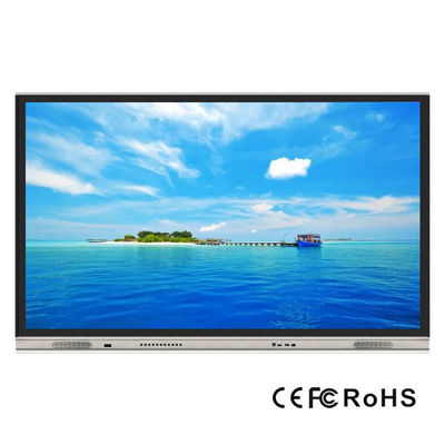 UHD 4K Interactivo de pantalla táctil Monitor Zero Gap Vidrio Smart TV Tabla blanca con todo en un solo ordenador