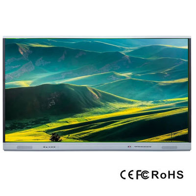 Pantalla táctil interactiva de 75 pulgadas Pizarra 1651x929mm Android 11.0 OPS incorporado