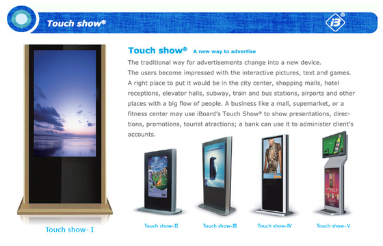 El tipo multi panel LCD del tacto A del nuevo diseño llevó el quiosco de la pantalla táctil del quiosco del indicador digital para hacer publicidad