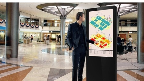 Exhibición del quiosco del LED, pantalla interactiva de los puntos del tacto del CE 10 de la máquina de publicidad de la señalización de Digitaces