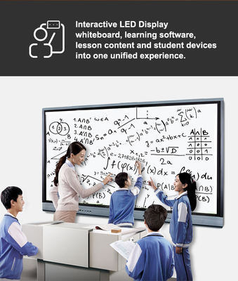 Sistema interactivo montado en la pared del OEM TFT LED Whiteboard Android 8,0