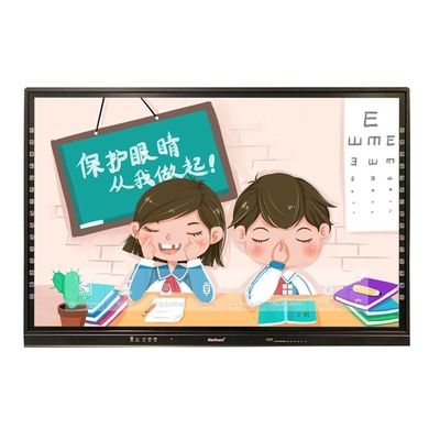 86 pulgadas pantalla táctil interactiva monitor tableros interactivos con soporte móvil