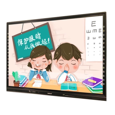 Barra de lado coloreada monitor interactivo de la pantalla táctil de Android 11 55 65 75 86 pulgadas Whiteboard interactivo para los niños de la oficina