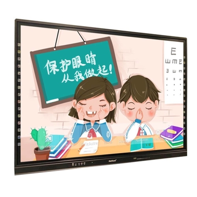 Barra de lado coloreada monitor interactivo de la pantalla táctil de Android 11 55 65 75 86 pulgadas Whiteboard interactivo para los niños de la oficina