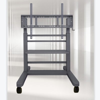 Soporte de pizarra interactiva de aleación de aluminio Soporte móvil para TV Resistente a terremotos 75 PULGADAS