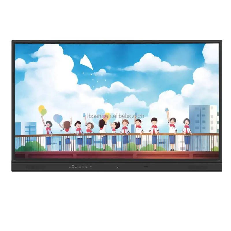 65 75 86 pulgadas 20 Touch Android Interactivo Panel plano con 4000: 1 Contraste 6ms con WiFi Hotspot Salidas HDMI / VGA / USB