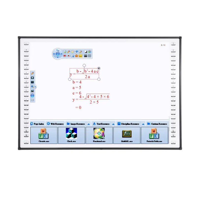 Precisión Interactivo Tablero Blanco Serie IB-Q4 con montura en la pared Mobile Stand Instalación para niños de la escuela enseñanza