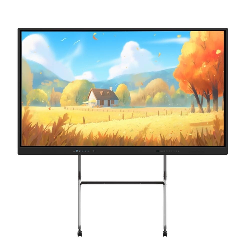 Android 13 LED Interactivo Tabla blanca 40 Puntos táctiles 86 pulgadas Smart TV Displays con WIFI BT HOTPOT para la enseñanza escolar