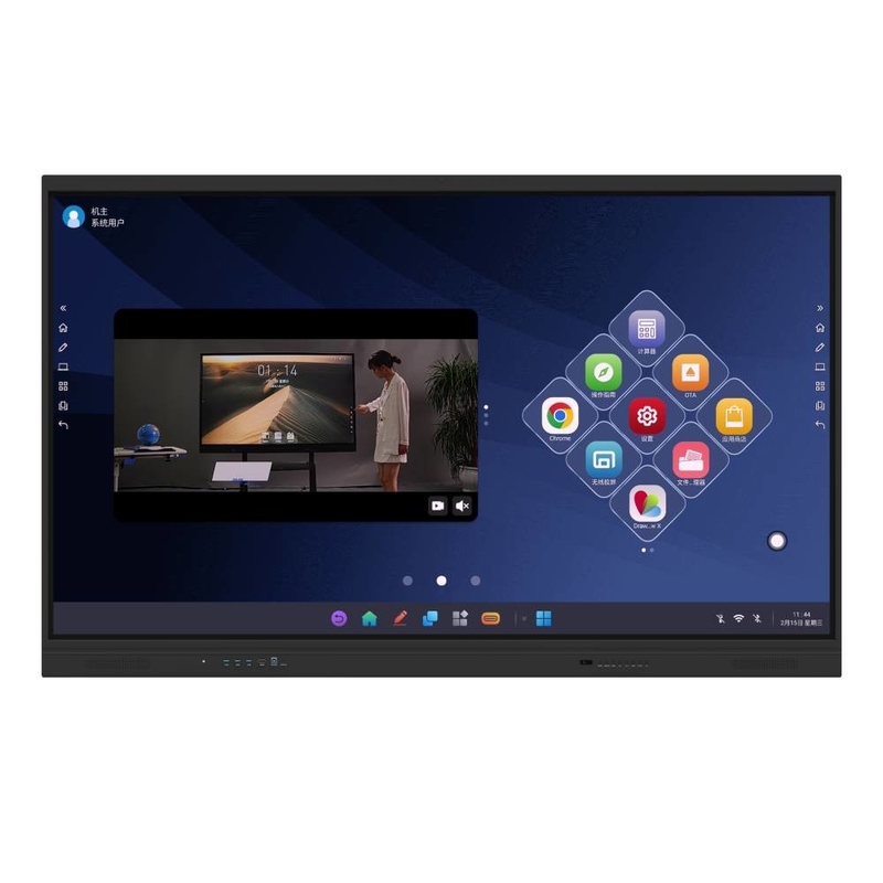 IR Interactive Whiteboard EDLA Google Certificado Negro Android OPS 40 Puntos Monitor con sensor de luz NFC Para el niño escolar