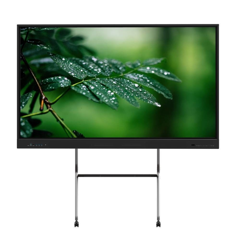 Tabla LCD inteligente de 65 pulgadas 20 puntos Android 14 USB Wifi Sensor de luz Smart TV Computadora para la presentación de la oficina del profesor