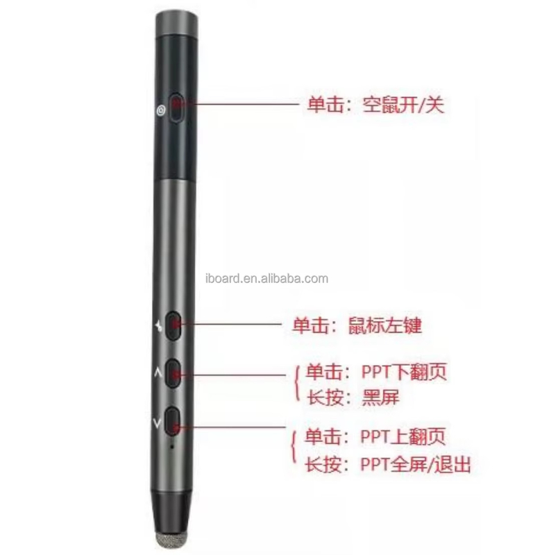 Micro USB Intelligent Pen 2.4GHz RF inalámbrico para panel táctil interactivo Android Pen para monitor de pantalla táctil