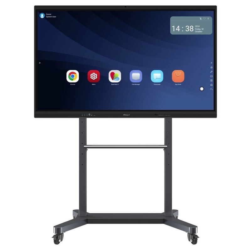 Monitor de pantalla táctil interactiva de 75 pulgadas de Android Computadora Wifi Bluetooth Hotspot Control remoto de Internet multiusuario para el aula Oficina Sala de reuniones