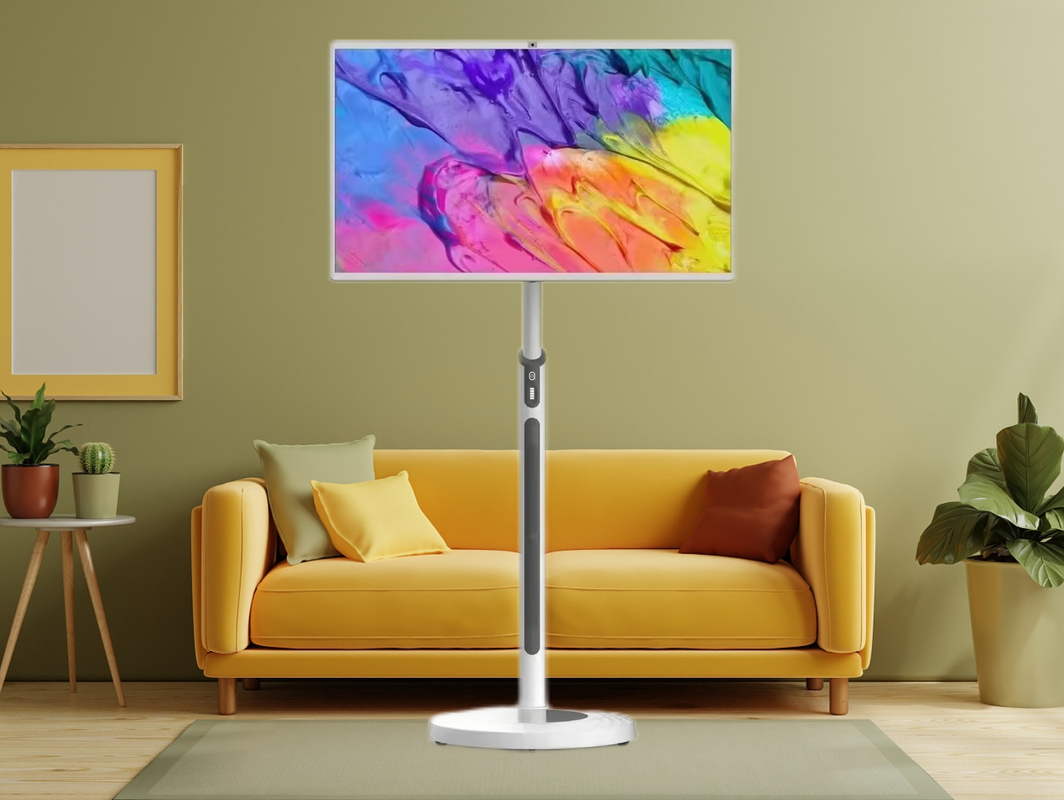 iBoard fabricante de venta caliente 32 pulgadas entretenimiento para el hogar pantalla táctil inteligente pantalla de televisión inteligente pantalla de cámara incorporada batería