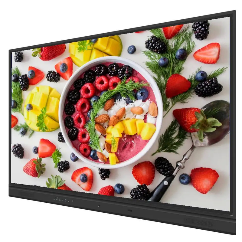 Revolucione sus presentaciones con un panel táctil interactivo, un proyector de pantalla opcional, una superficie de nano o tablero de cerámica