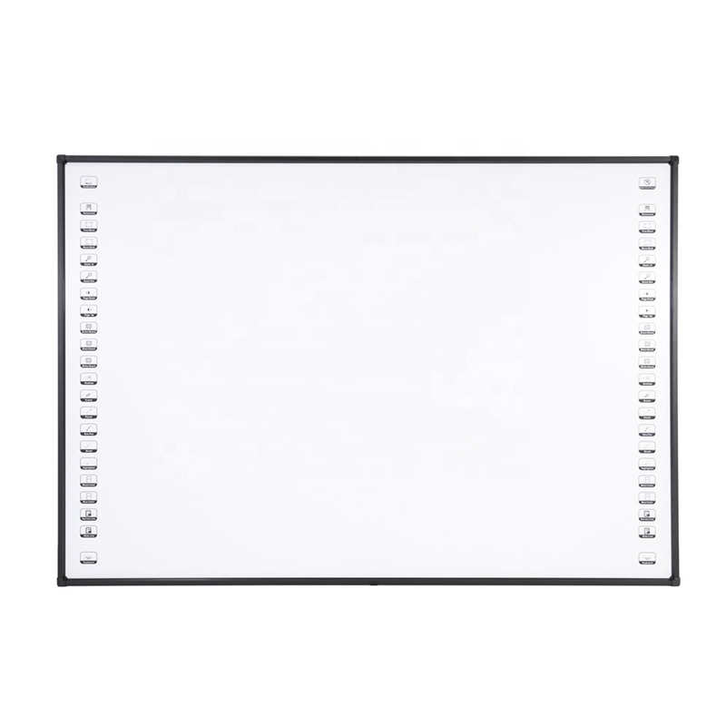 Windows / Android / Linux Compatible IR Interactivo tablero blanco con barra lateral y hoja de hierro galvanizado