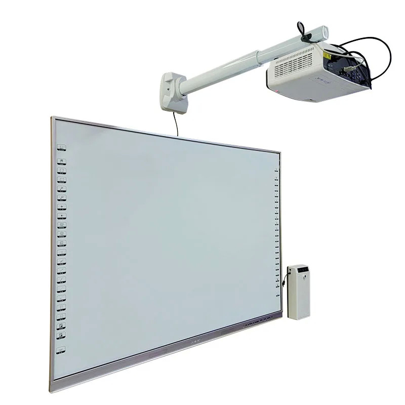 Tablero interactivo de alta intensidad LED con cámara integrada o externa y micrófono instalado en la pared o soporte móvil ≥IP5X