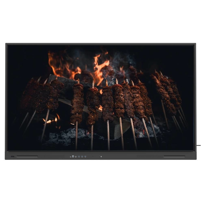 Tabla inteligente LCD 65 75 86 pulgadas Actualización en línea 4K Pantalla táctil Con herramientas de enseñanza Software para equipos de Zoom Uso de enseñanza de reuniones