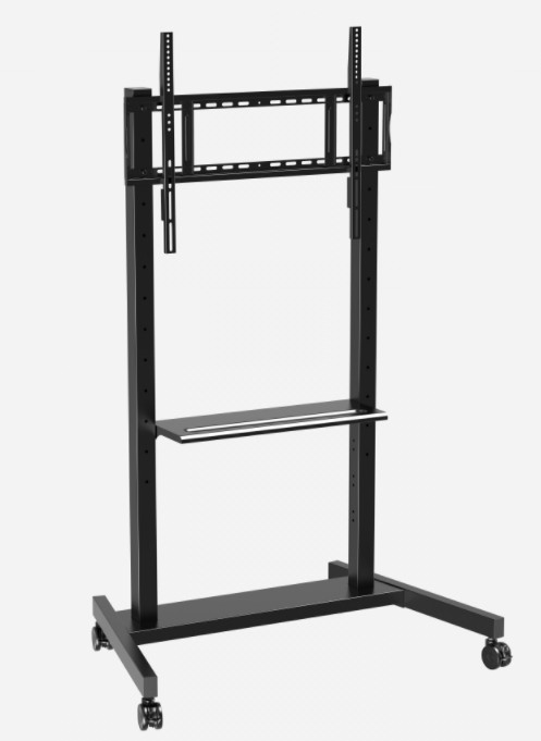 Estand interactivo de pizarra portátil de movimiento del carrito Smart TV soporta 42-86 pulgadas