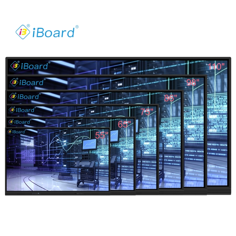 Blackboard inteligente con 75 86 pulgadas Android panel táctil con cámara y micrófono para la educación y la formación