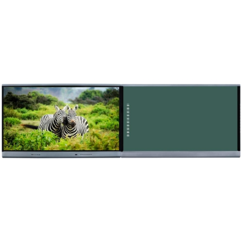 iboard 86 98 pulgadas Tipo 1 + 2 Smart Android PC Cámara Mic Wifi 10-32 puntos Tabla blanca grabable para reuniones / aulas / capacitación colaborativas y atractivas