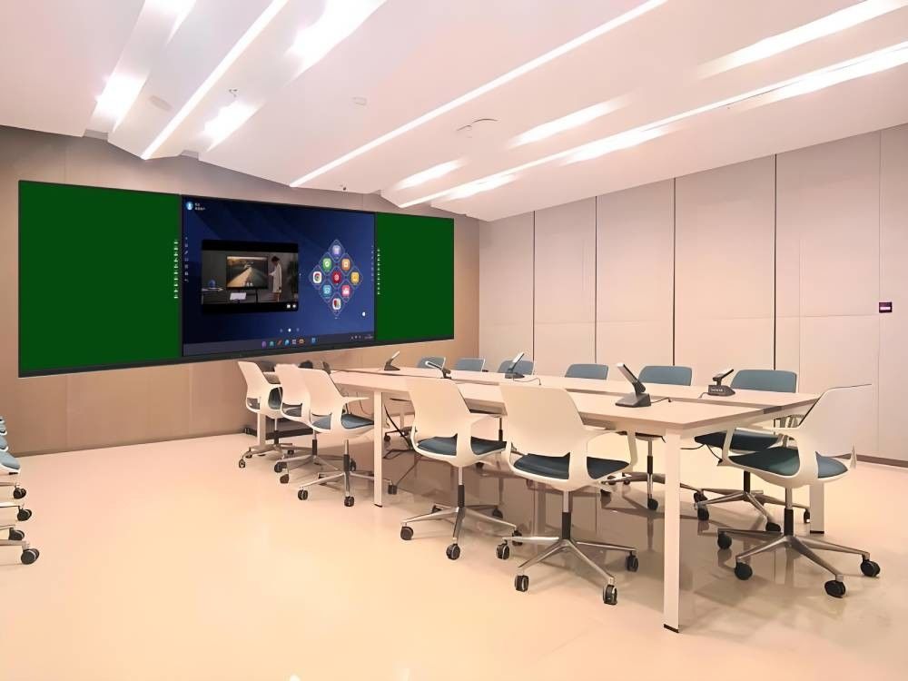 Tablero negro escolar Enseñanza Tablero verde Multimedia Push-pull Tablero blanco Magnético Tablero grande para la formación y uso en las clases