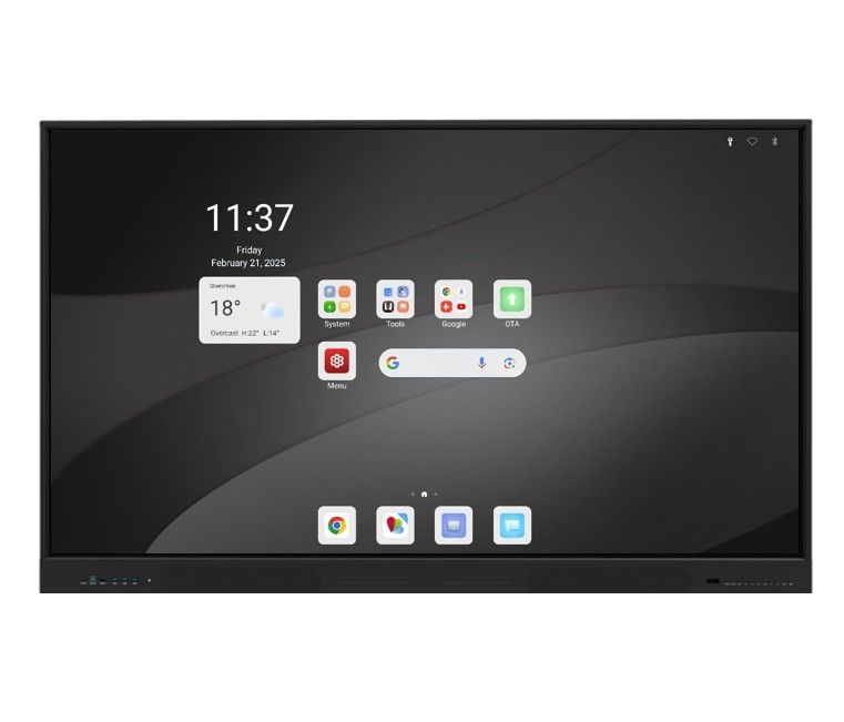 Pantalla táctil elegante Android 11 de la pantalla plana interactiva 65 con la leva Mic de OPS