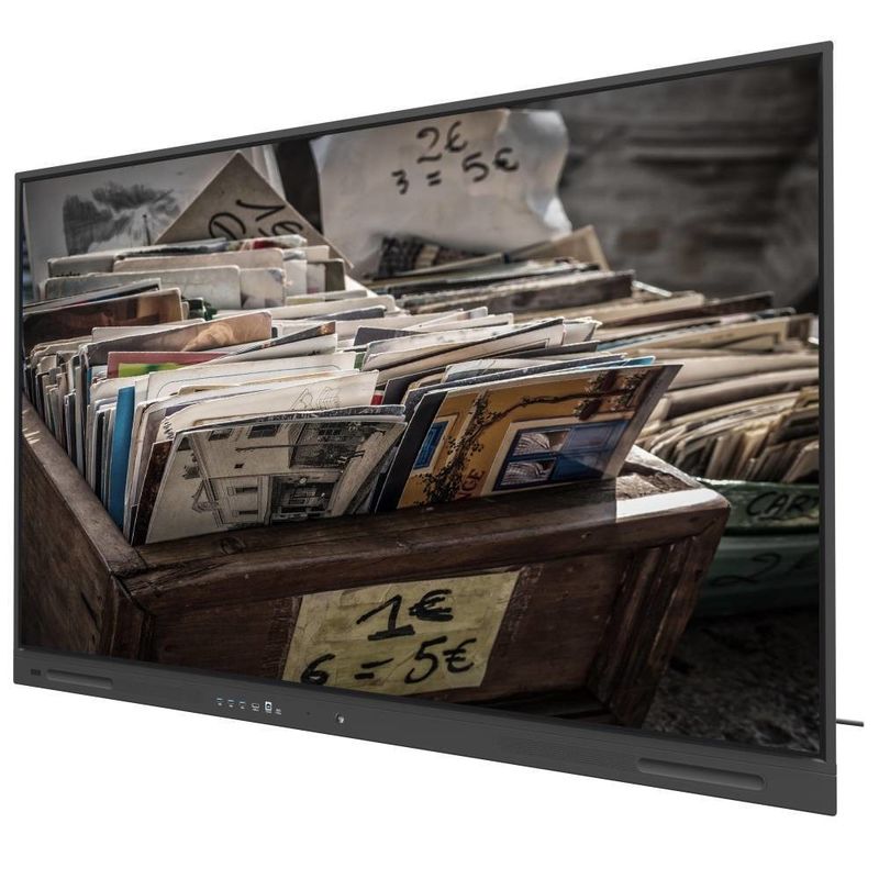 Aumente su negocio con Black LCD Smart Board con salidas USB y 350cd/m2 WIFI y Wireless Share 110 Inch Monitor