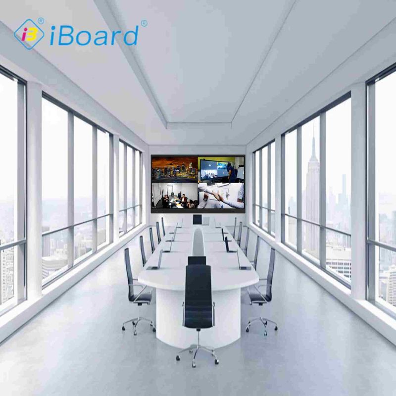 Iboard Nuevo producto 98" 4K Smart Display Interactivo Display de panel plano de gran tamaño pantalla táctil Monitor para sala de reuniones