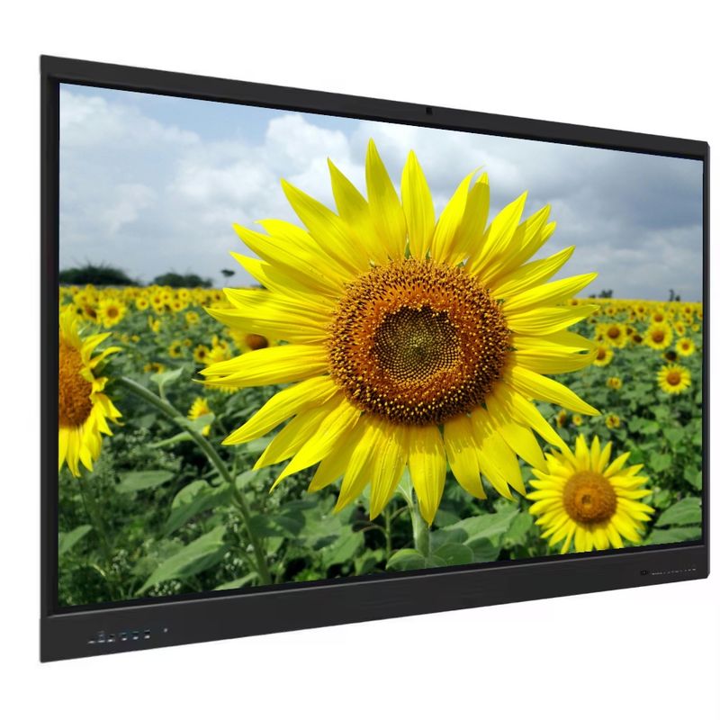 Tableros interactivos para las escuelas Conferencia 65 pulgadas Smart Tablero interactivo Tablero blanco Android Sistema Windows Display de panel plano interactivo