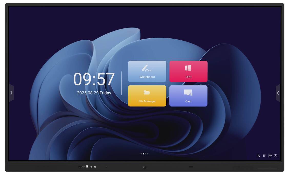 Monitoreo de pantalla táctil de pizarra interactiva de infrarrojos con puerto de datos USB 7h Dureza