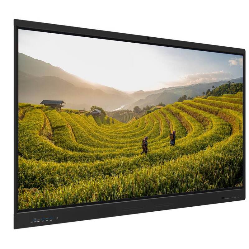 Pizarras inteligentes LED infrarrojas de 65 pulgadas para aulas con Android, Wifi, sensor de luz y software