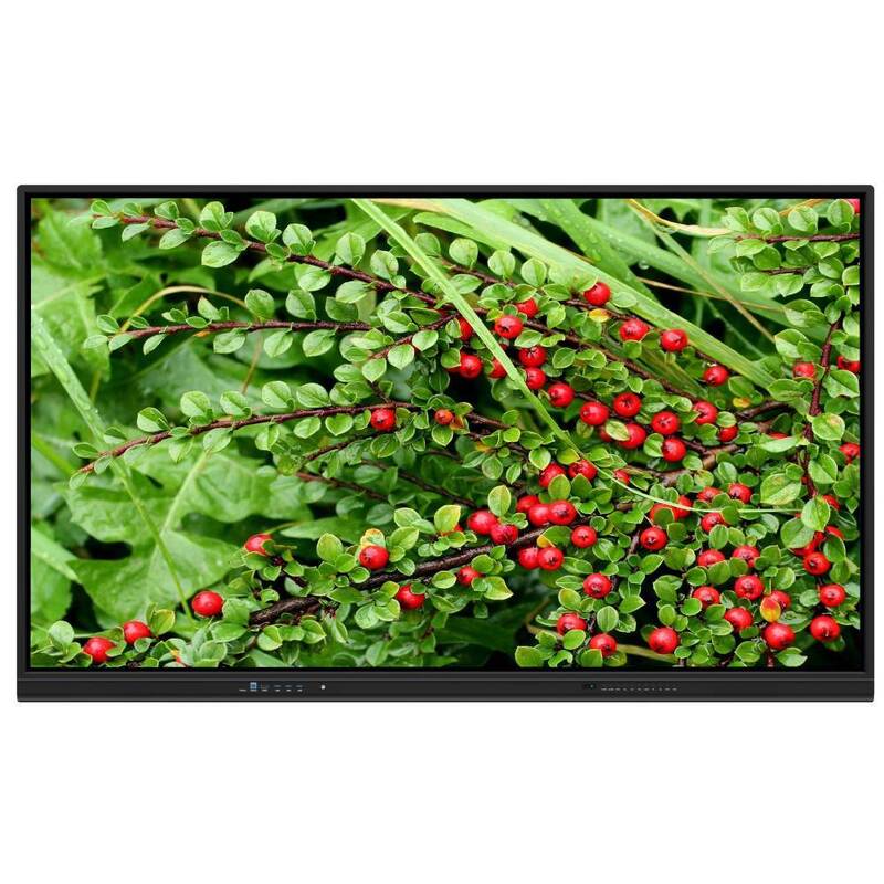 Pizarra interactiva LED de 65 75 86 pulgadas con altavoces de 2x15W Orientación horizontal Montaje en pared para enseñanza en casa Conferencias Reuniones de Zoom