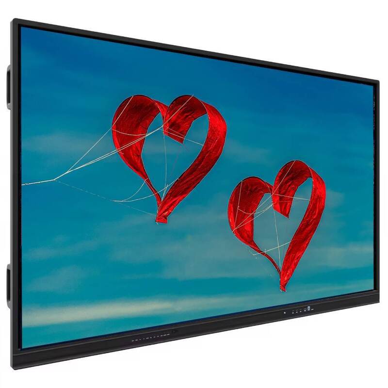 Panel plano interactivo IBoard Factory Android 9.0 con 50.000 horas de vida útil y 40 puntos táctiles para una enseñanza mejorada