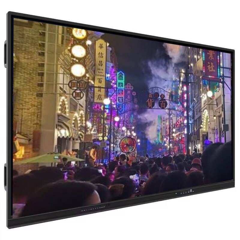 Panel plano interactivo con Android 13 o 14 4mm de vidrio templado y 6 micrófonos de matriz integrados en Smart Whiteboard