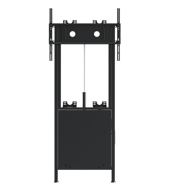 Soporte móvil de altura ajustable para TV/IFPD de hasta 86 pulgadas