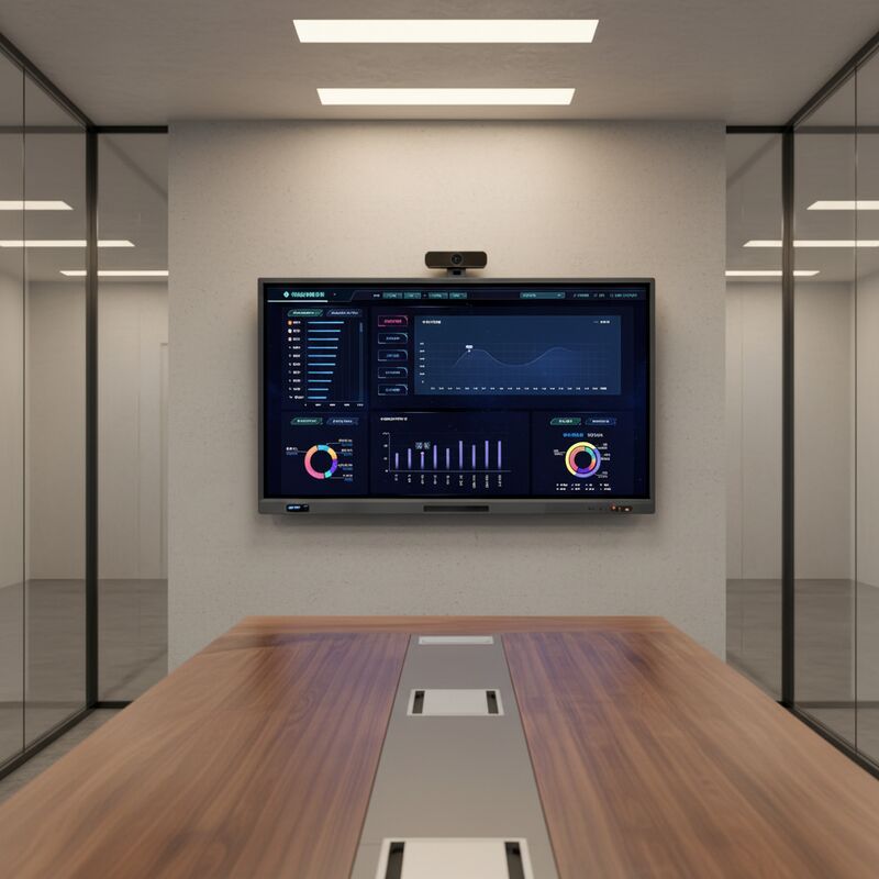 Panel interactivo plano de 98 pulgadas con resolución 4K UHD, Android 9.0 y altavoces integrados de 2 x 10W para una colaboración mejorada