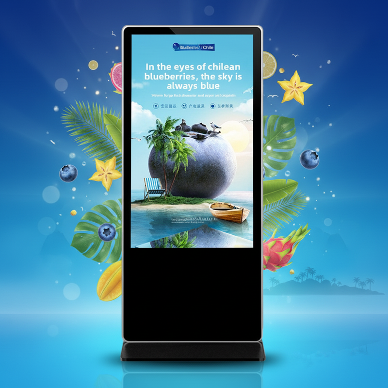 4G Connection Digital Signage with Ethernet Connectivity and Antiglare Surface for Effective Corporate Messaging