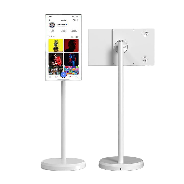 Pantalla táctil portátil de 32 pulgadas con animación de uso interior/exterior 1 año de garantía Resistente al polvo para pantallas de venta al por menor