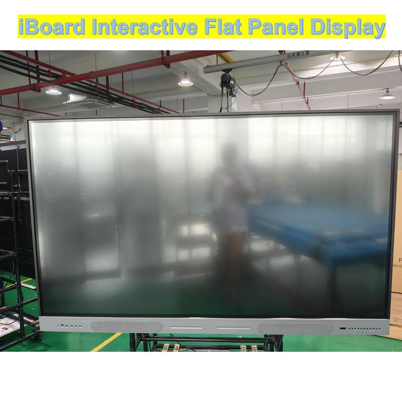 Display infrarrojo de 75 pulgadas de panel plano interactivo no Android con altavoces HiFi Multi Touch