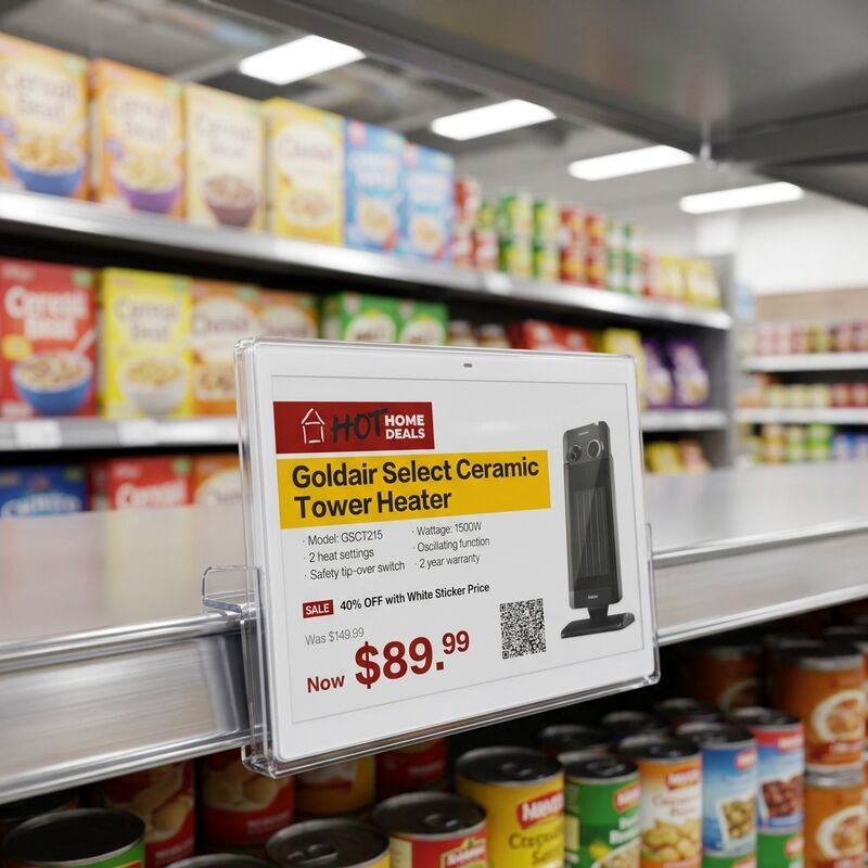 Etiqueta de precio electrónica de tinta electrónica para supermercado de oficina inteligente de 4 colores
