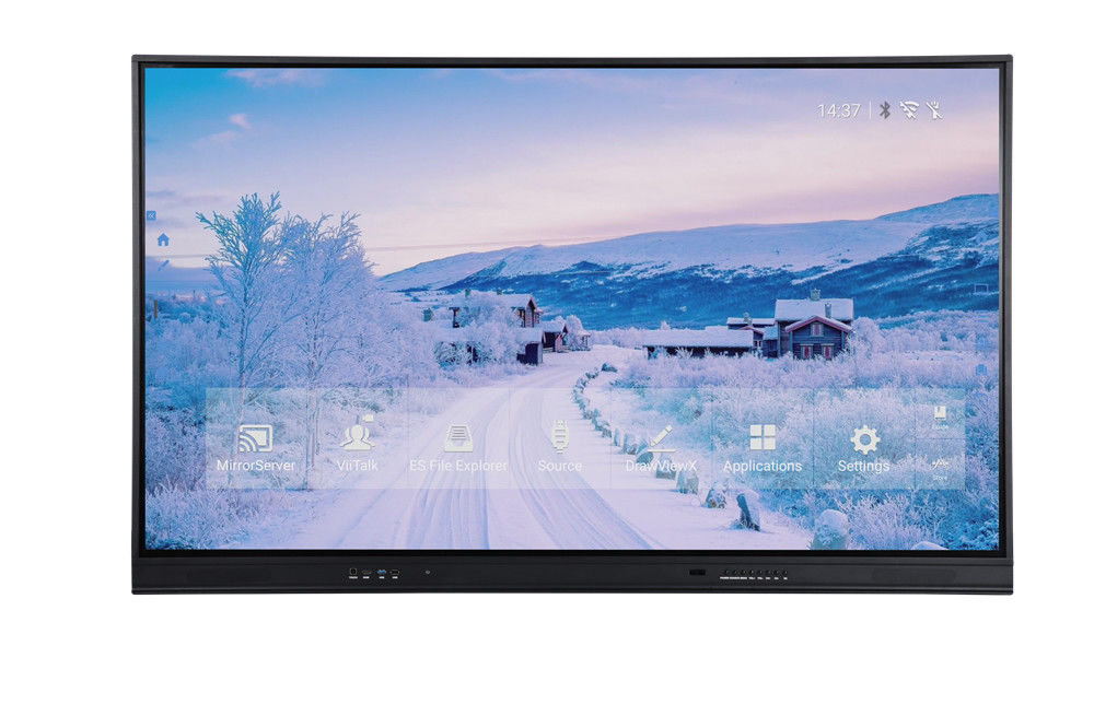 Actualización del sistema Monitor de pantalla táctil interactivo con actualización remota a través de la red de Internet y función de pantalla de luz de fondo LED
