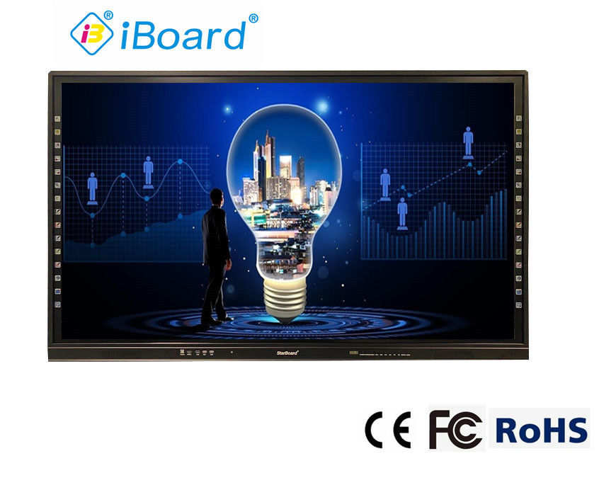 86 pulgadas Todo en un ordenador Interactivo pantalla táctil Smart TV monitores de visualización Equipos para la enseñanza y la reunión