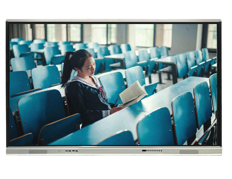 65 pulgadas 4K Resolución Infrarroja Interactiva de Taquilla Blanca Taquilla inteligente para la enseñanza y las conferencias