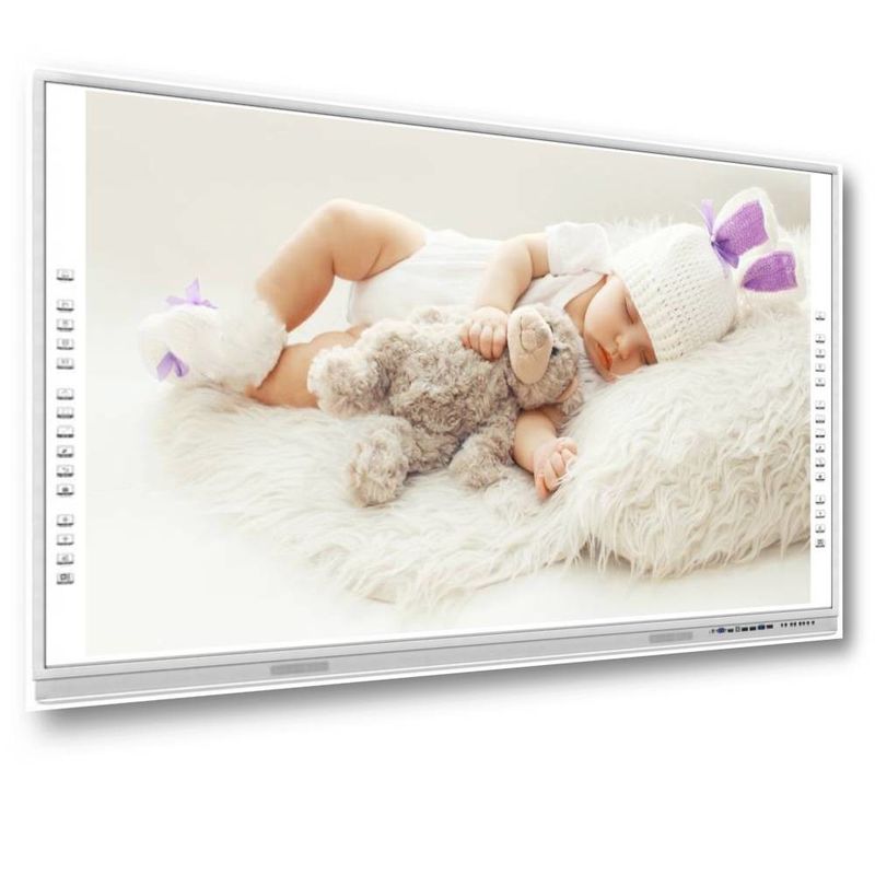 65/75/86/98/110 pulgadas pantalla LCD con pantalla táctil múltiple tablero inteligente pizarras interactivas para reuniones, enseñanza y visualización