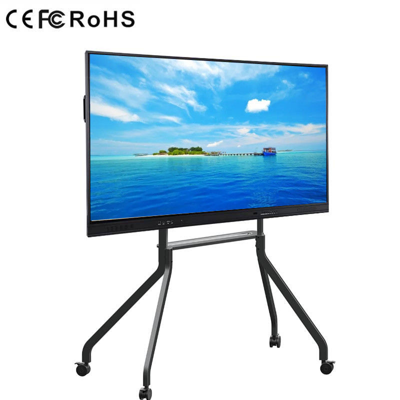 UHD 4K Interactivo de pantalla táctil Monitor Zero Gap Vidrio Smart TV Tabla blanca con todo en un solo ordenador