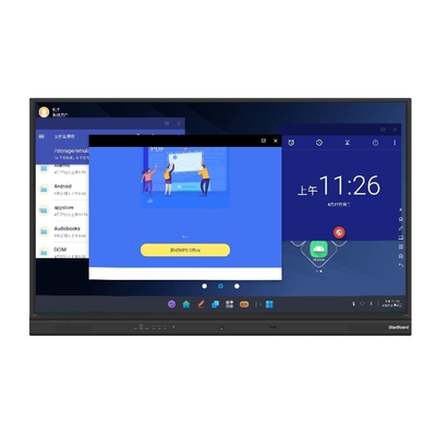 Monitor multi de la pantalla táctil de la tarea de Whiteboard Android 11 interactivos infrarrojos