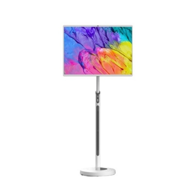 32 pulgadas de pantalla táctil portátil móvil pantalla inteligente con soporte