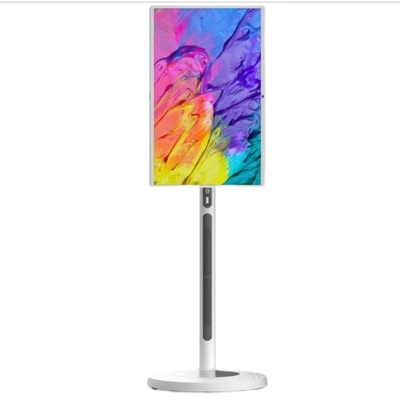 Televisión portátil de 22-32 pulgadas en pantalla táctil de pie en la célula Smart Android pantalla inalámbrica Batería incorporada