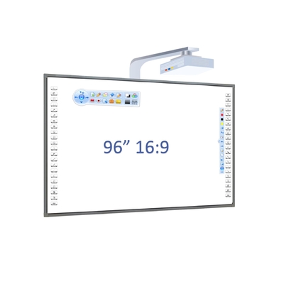 84/87/92/98 10 pulgadas puntos infrarrojos Dedo multi toque Interactivo Electrónico Whiteboard Smart Board para la enseñanza
